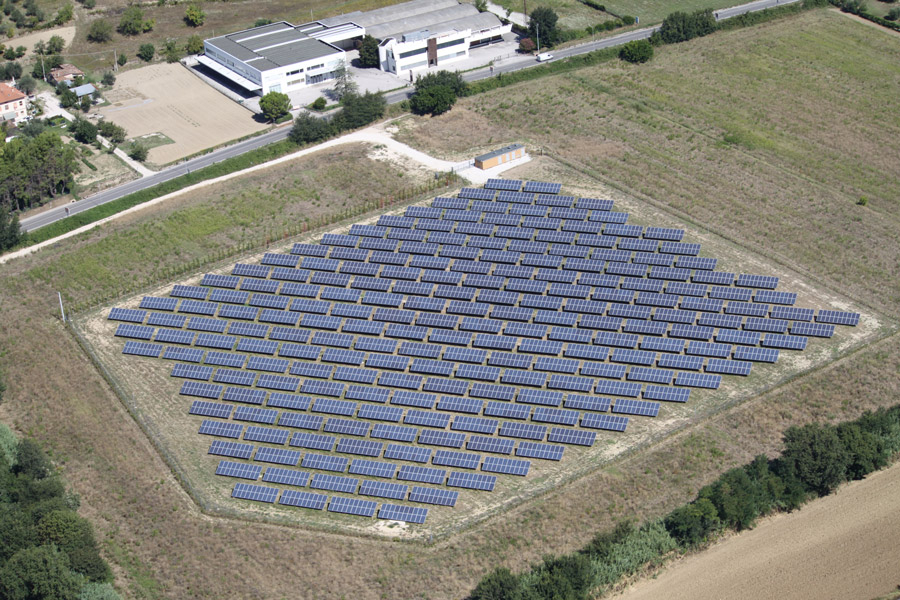 Impianto fotovoltaico sito a Rosciano di Fano (PU)