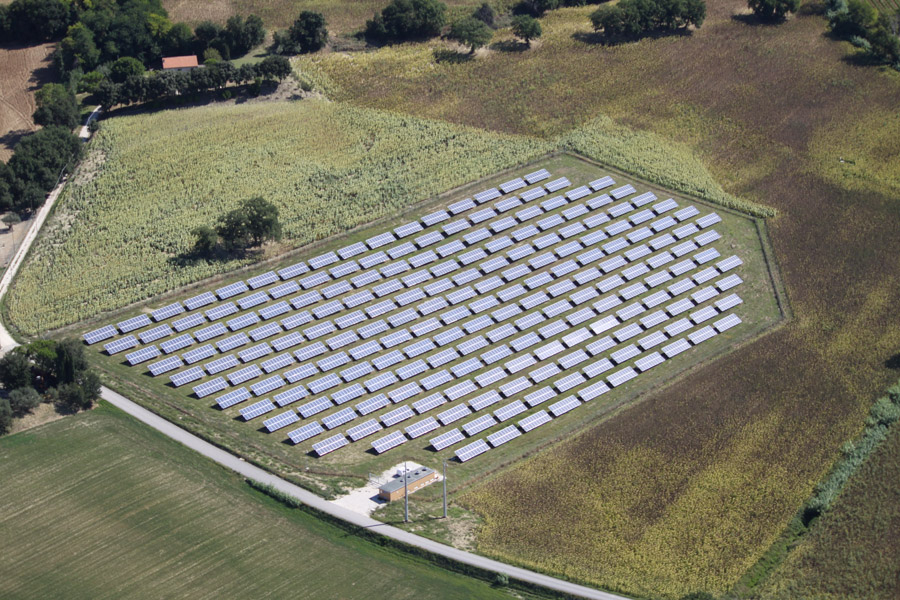 Impianto fotovoltaico sito a Gradara (PU)